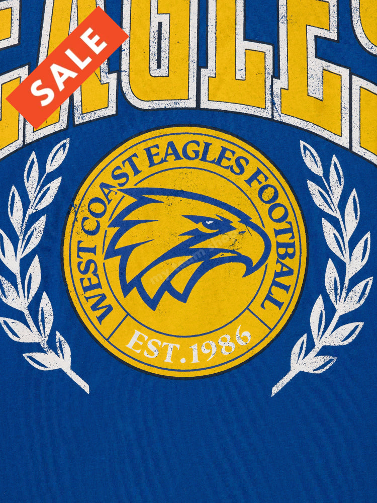 West Coast Eagles Afl Mens Graphic Tee Graphic Tee
