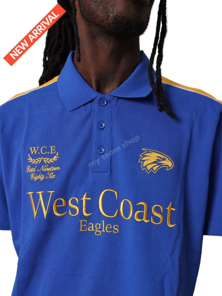 WEST COAST EAGLES AFL MULTI LOGO POLO AFL Multi Logo Polo