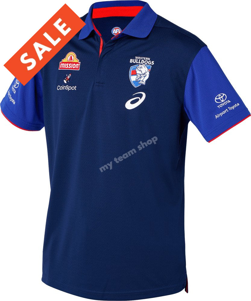 Western Bulldogs 2024 AFL Mens Media Polo Media Polo