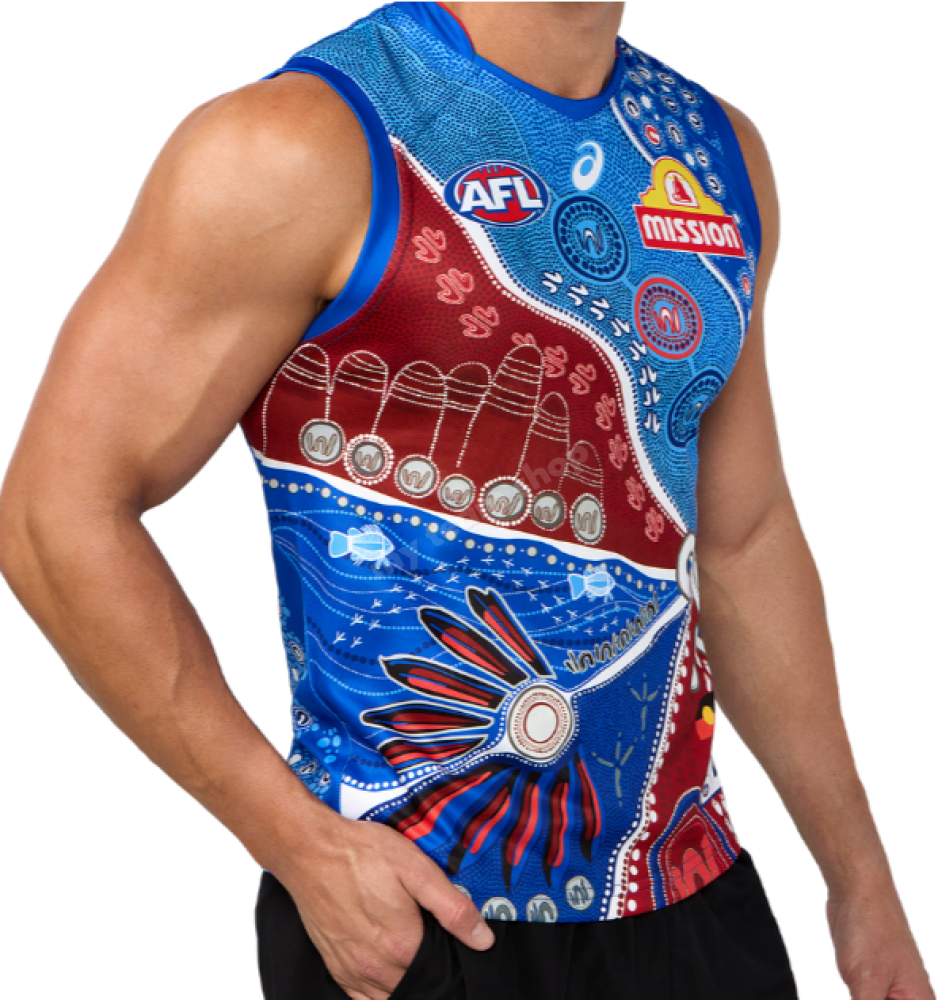 WESTERN BULLDOGS 2025 AFL FIRST NATIONS GUERNSEY AFL Guernsey