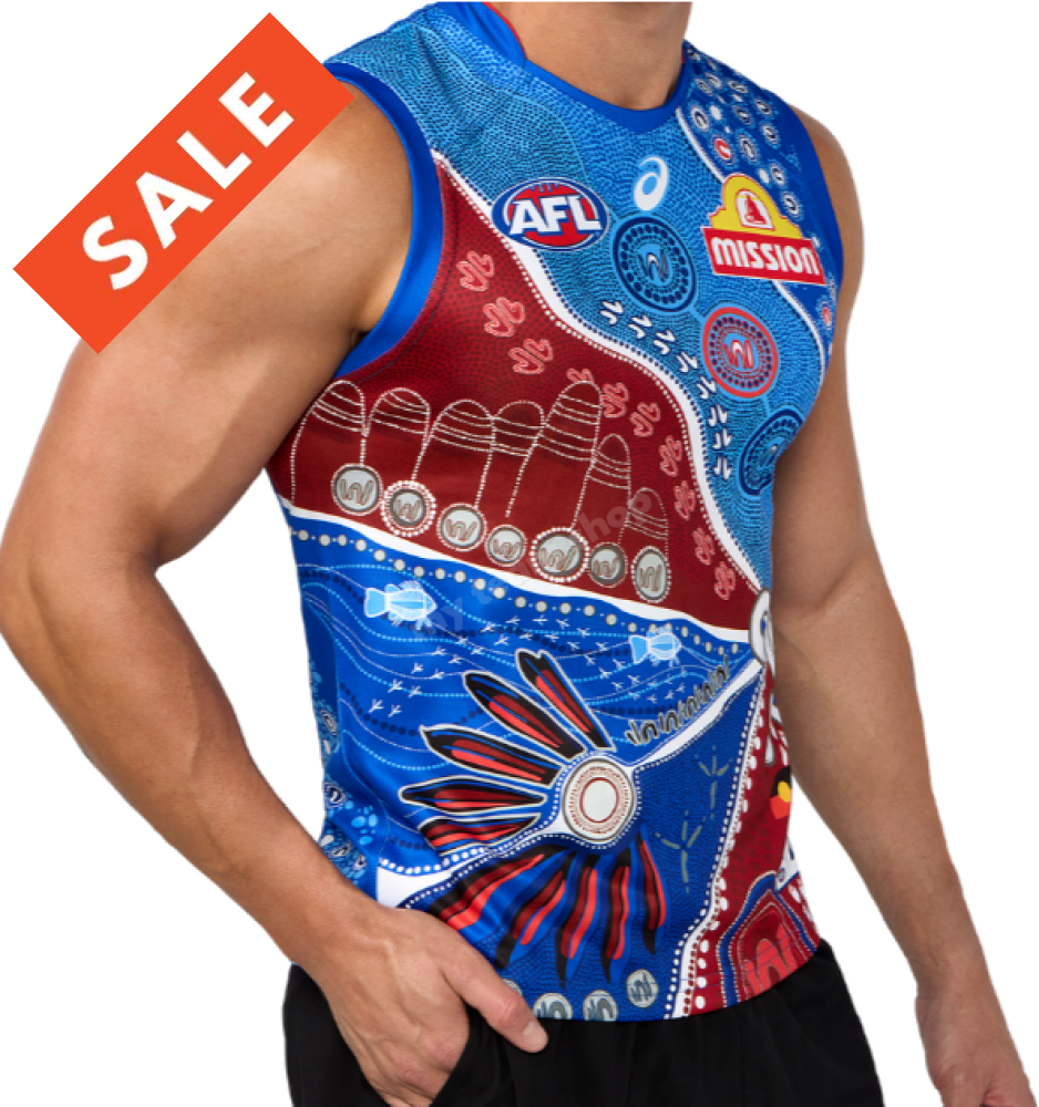 WESTERN BULLDOGS 2025 AFL FIRST NATIONS GUERNSEY AFL Guernsey
