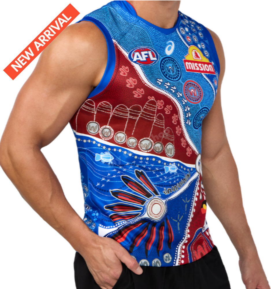 WESTERN BULLDOGS 2025 AFL FIRST NATIONS GUERNSEY AFL Guernsey