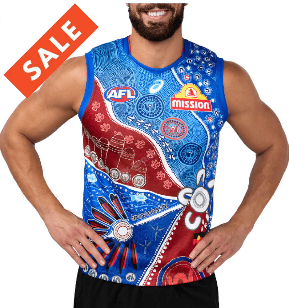 WESTERN BULLDOGS 2025 AFL FIRST NATIONS GUERNSEY FRONT