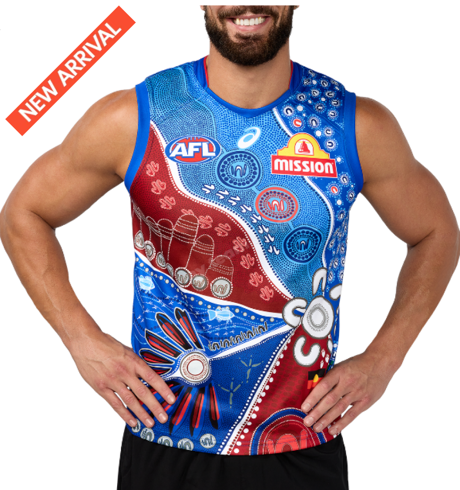 WESTERN BULLDOGS 2025 AFL FIRST NATIONS GUERNSEY AFL Guernsey