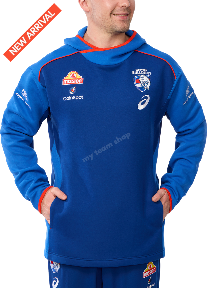 WESTERN BULLDOGS 2025 AFL TRAINING HOODIE AFL Training Hoodie