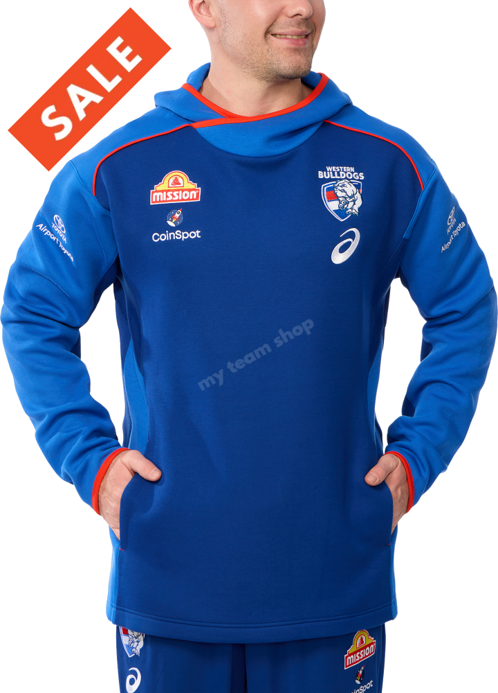 WESTERN BULLDOGS 2025 AFL TRAINING HOODIE AFL Training Hoodie