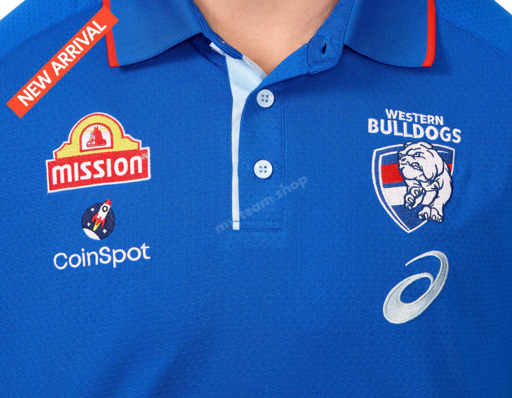 WESTERN BULLDOGS 2026 AFL MEDIA POLO