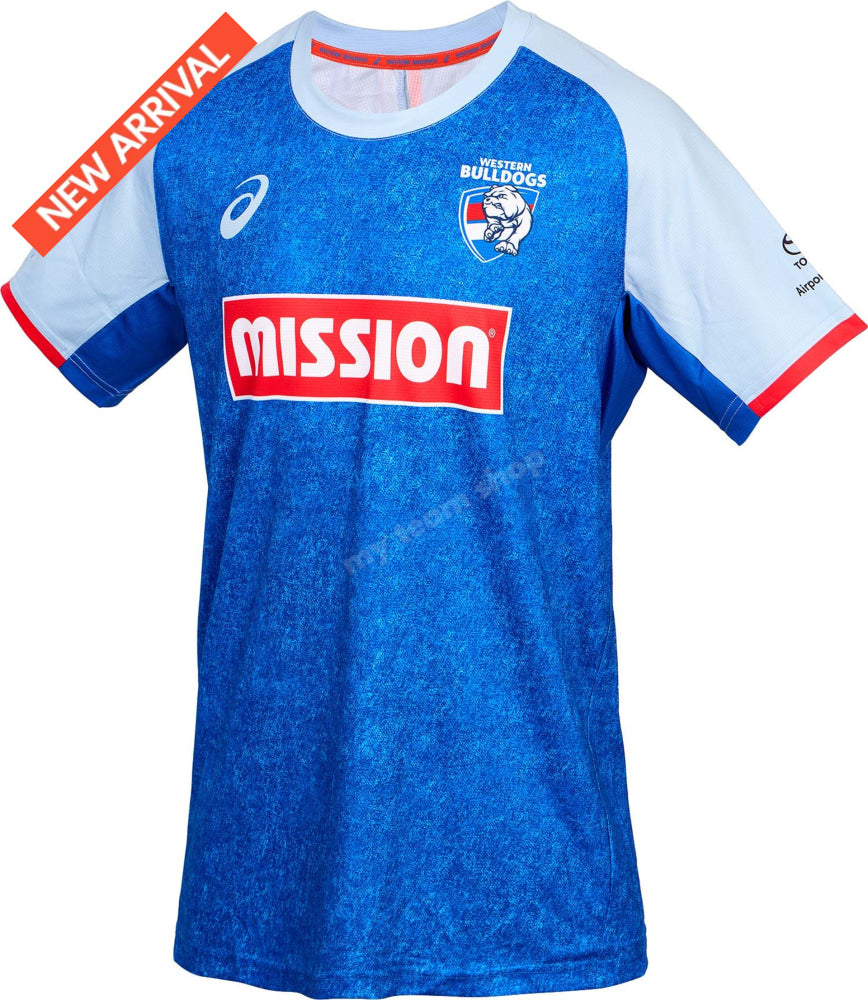 WESTERN BULLDOGS 2026 AFL BLUE TRAINING TEE