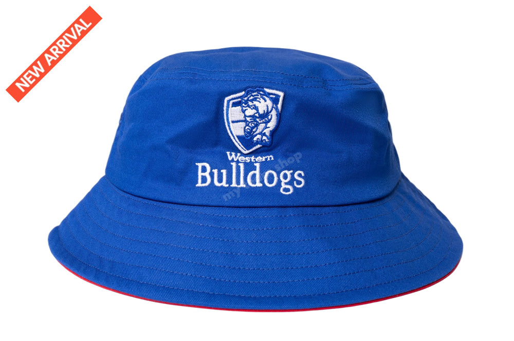 WESTERN BULLDOGS AFL CREST BUCKET HAT AFL Headwear