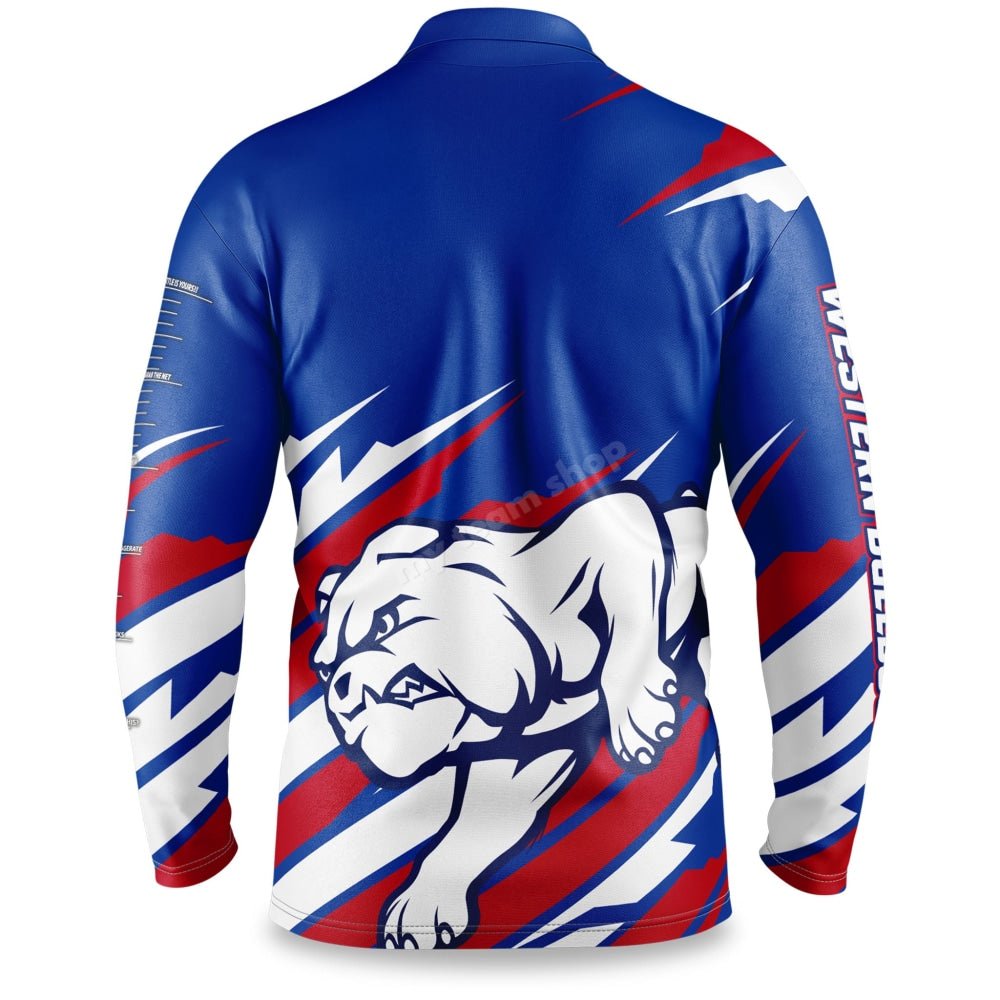 Western Bulldogs Afl Ignition Fishing Shirt Fishing Shirt