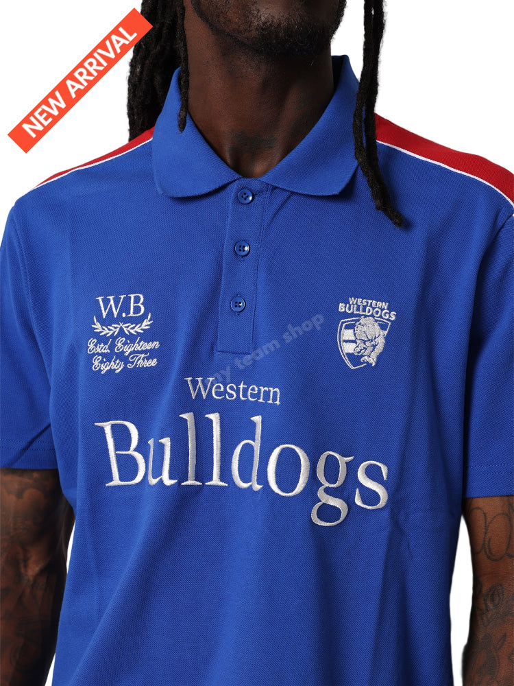 WESTERN BULLDOGS AFL MULTI LOGO POLO AFL Multi Logo Polo
