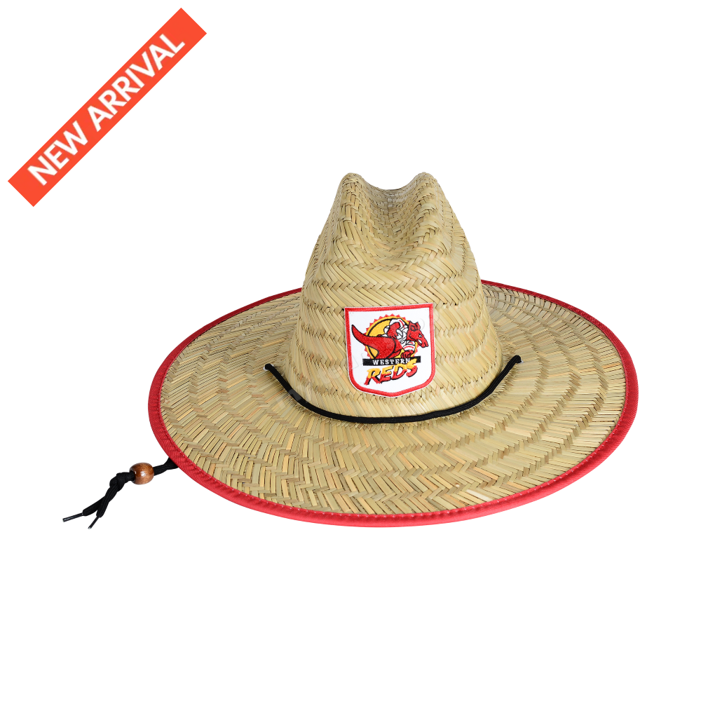 WESTERN REDS NRL RETRO STRAW HAT NRL headwear