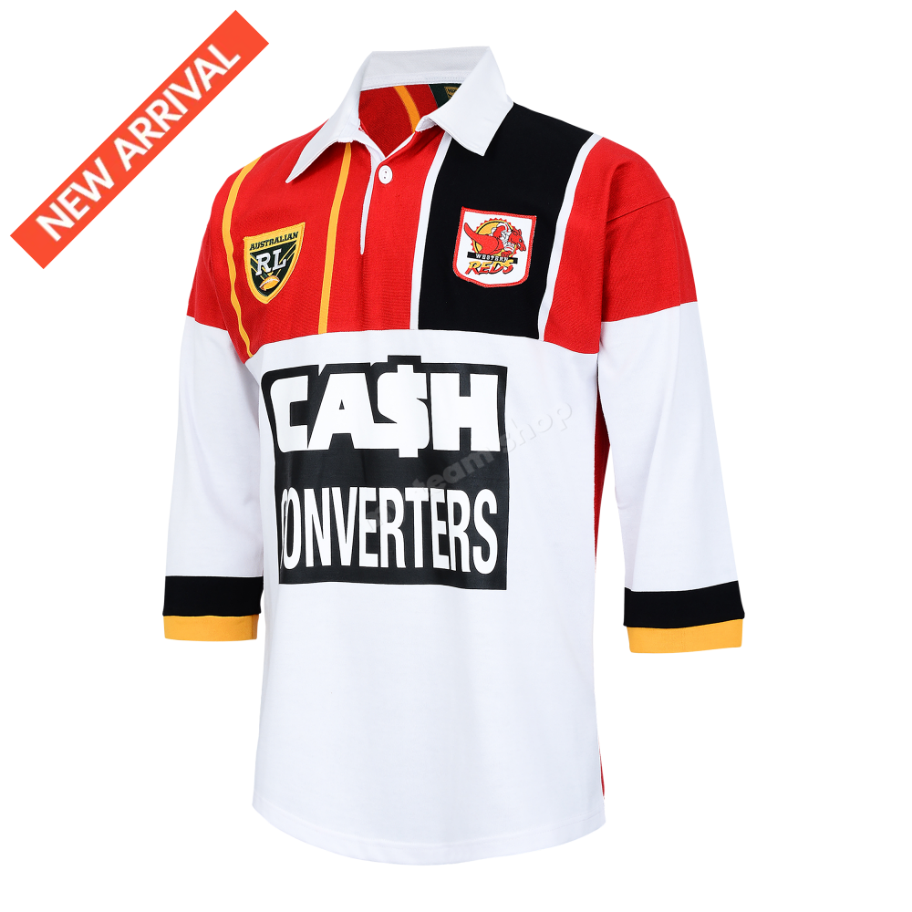 WESTERN REDS SEVENS NRL RETRO JERSEY NRL Retro Jersey