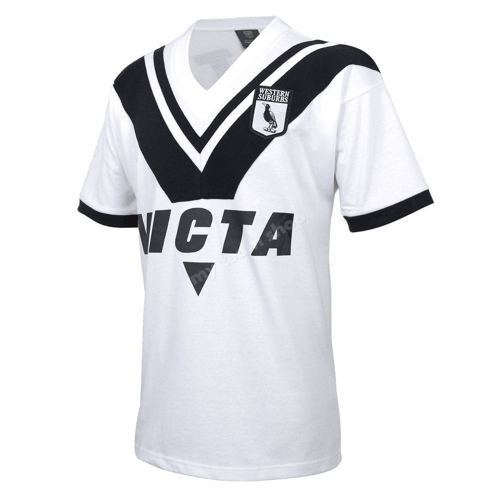 Western Suburbs Magpies 1978 Reverse NRL Retro Jersey Apparel