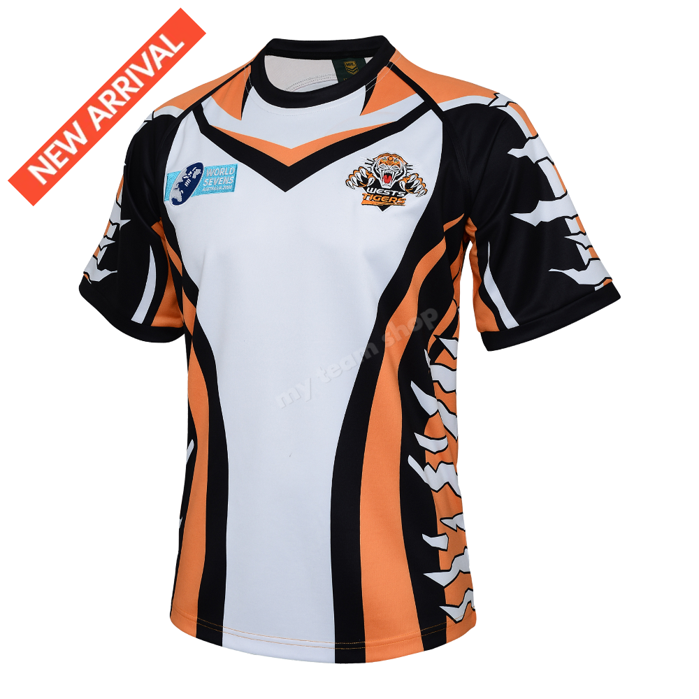 WESTS TIGERS 2004 SEVENS NRL RETRO JERSEY NRL Retro Jersey