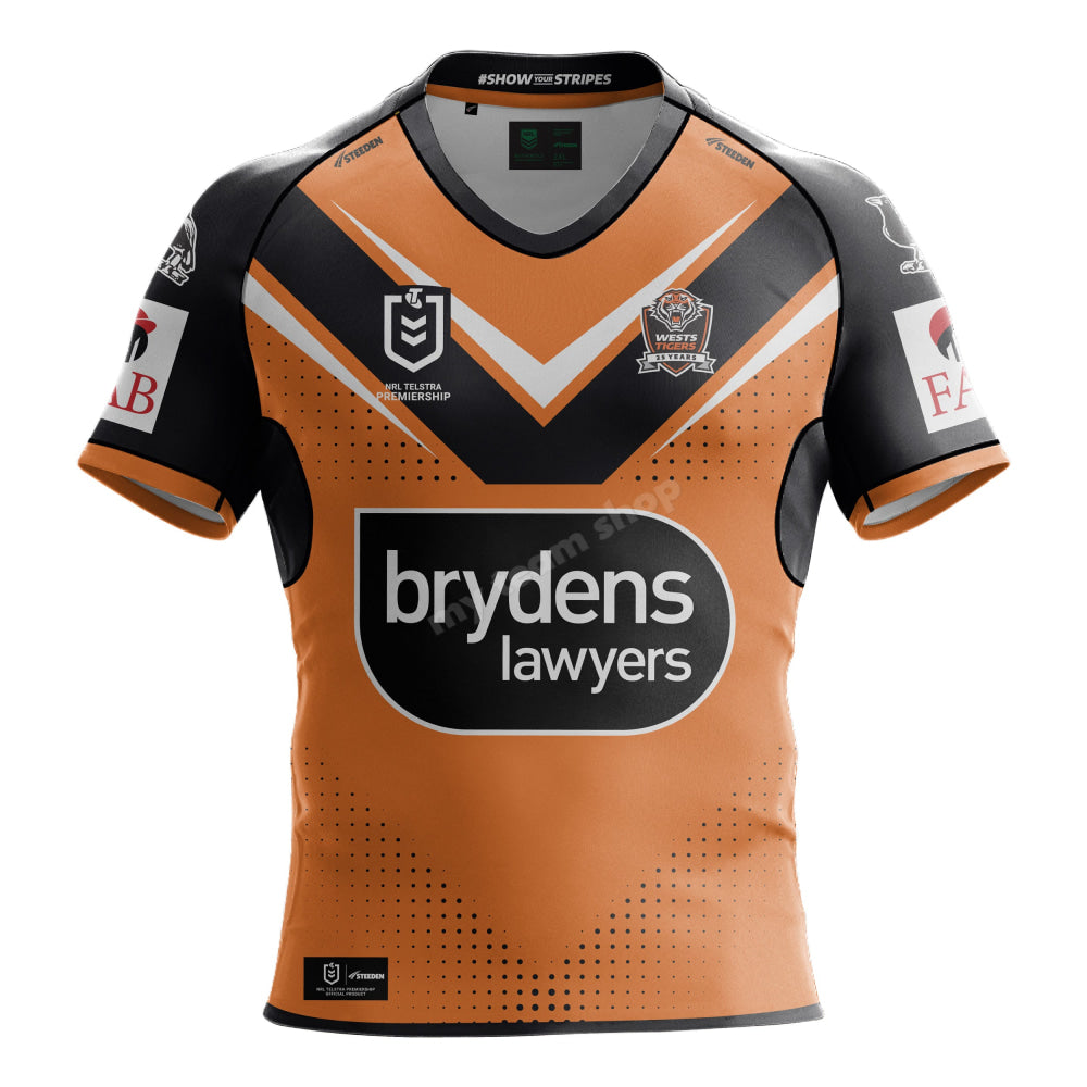 Wests Tigers 2024 NRL Away Jersey Replica Jersey