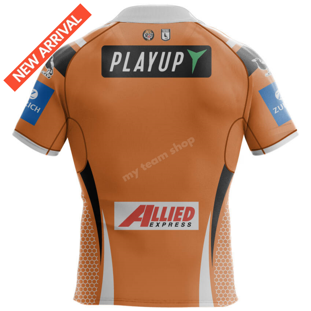 Wests Tigers 2025 Nrl Away Jersey Replica Jersey