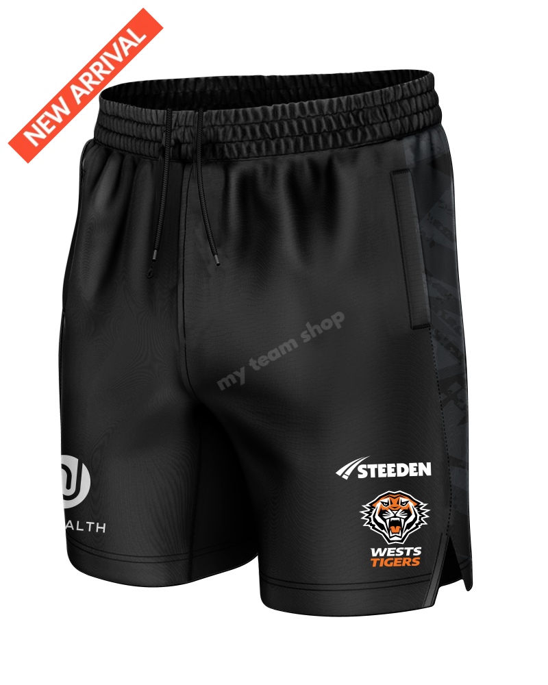 Wests Tigers 2025 Nrl Gym Shorts Shorts