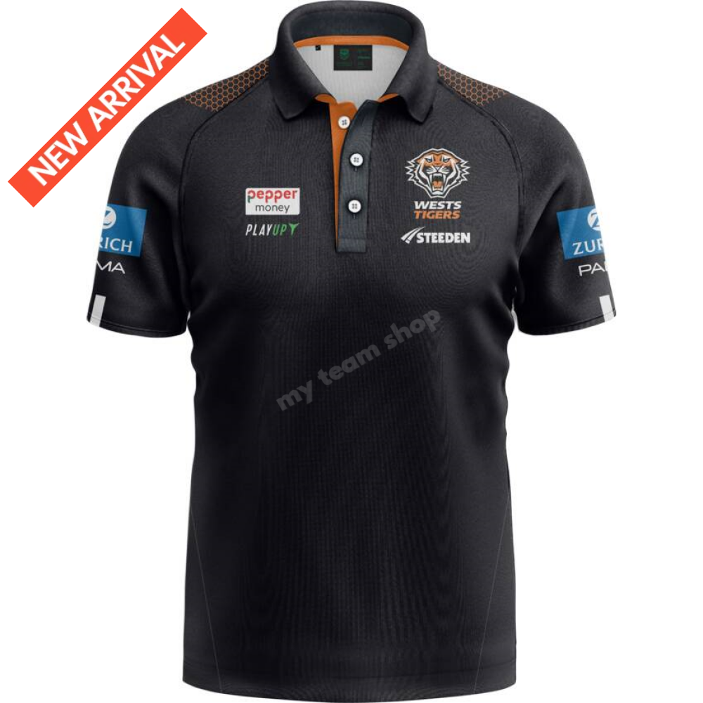 Wests Tigers 2025 Nrl Media Polo Media Polo