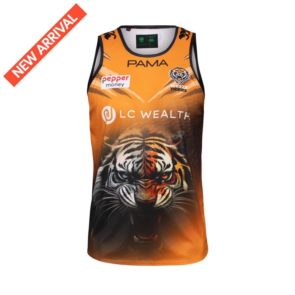 WESTS TIGERS 2026 CCC NRL TRAINING SINGLET