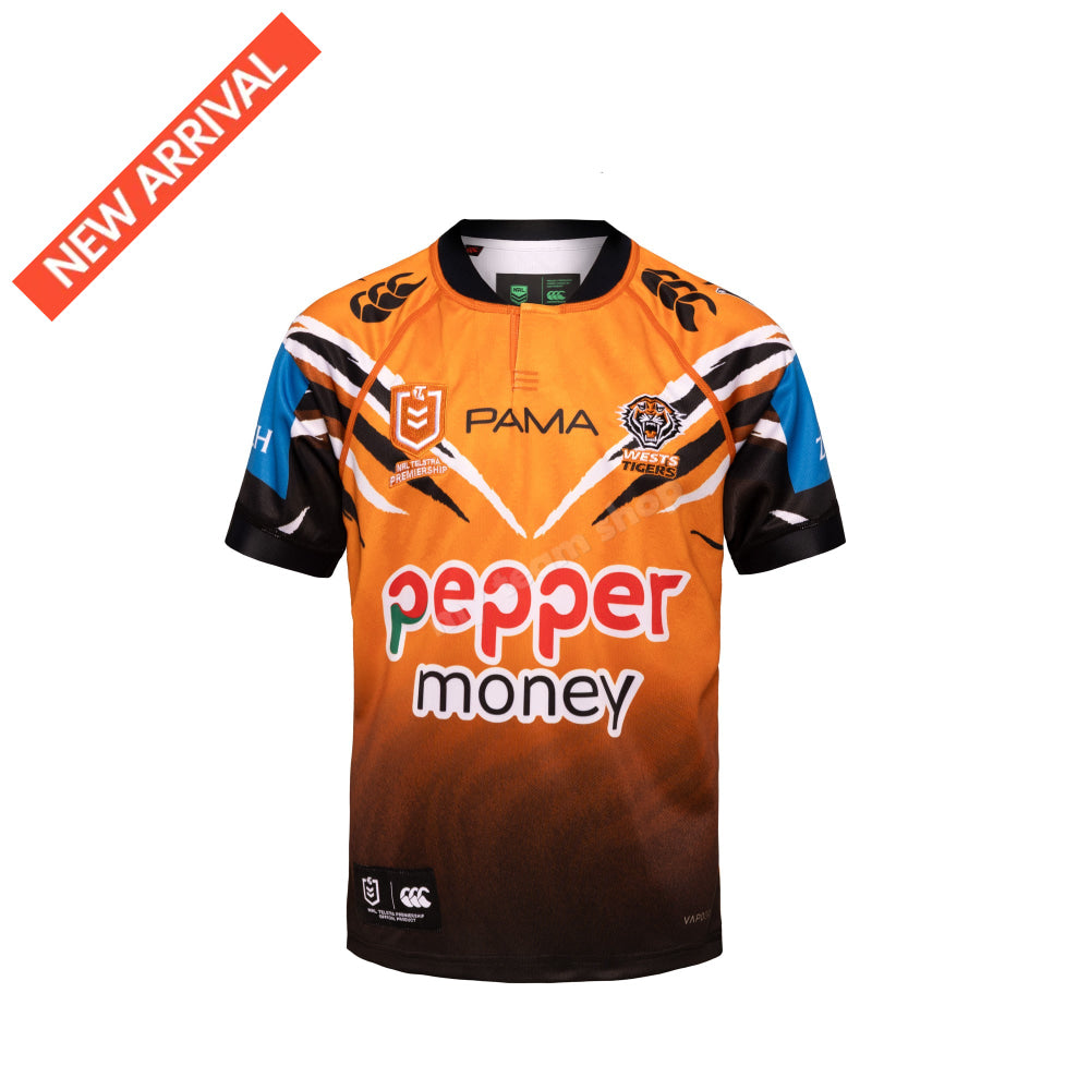 WESTS TIGERS 2026 CCC NRL YOUTH HOME JERSEY