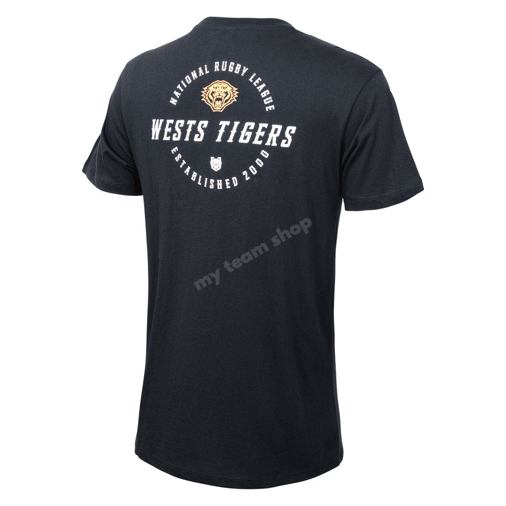 Wests Tigers NRL Back Print T-Shirt Shirts & Tops