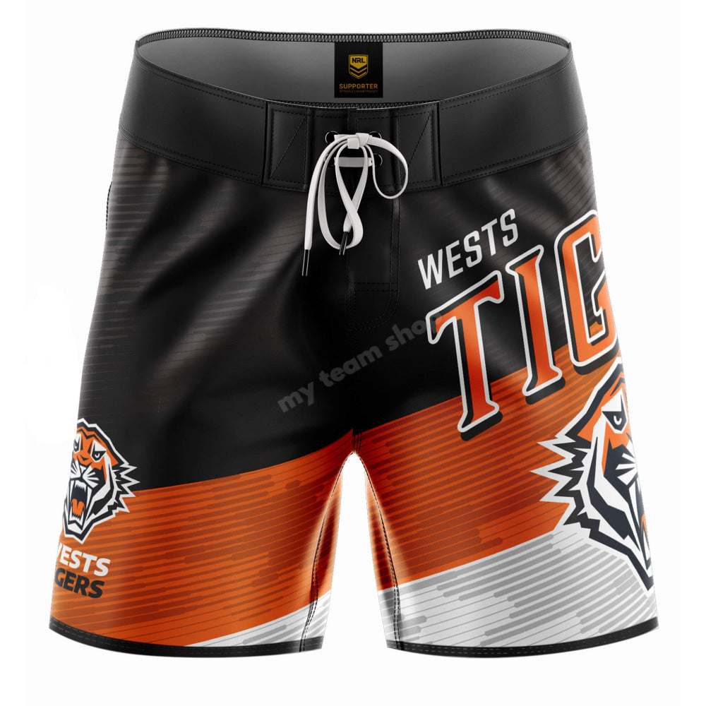 Wests Tigers Nrl ’Barrel’ Board Shorts Board Shorts