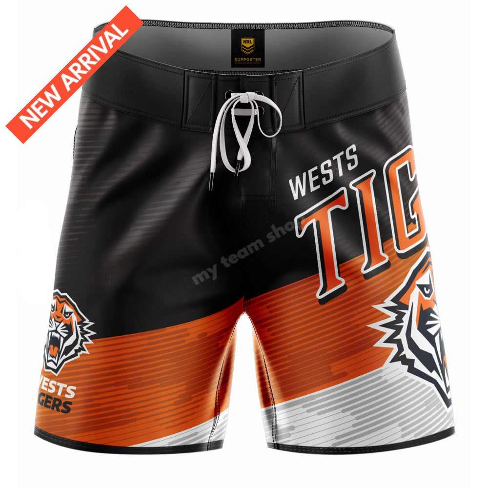 Wests Tigers Nrl ’Barrel’ Board Shorts Board Shorts