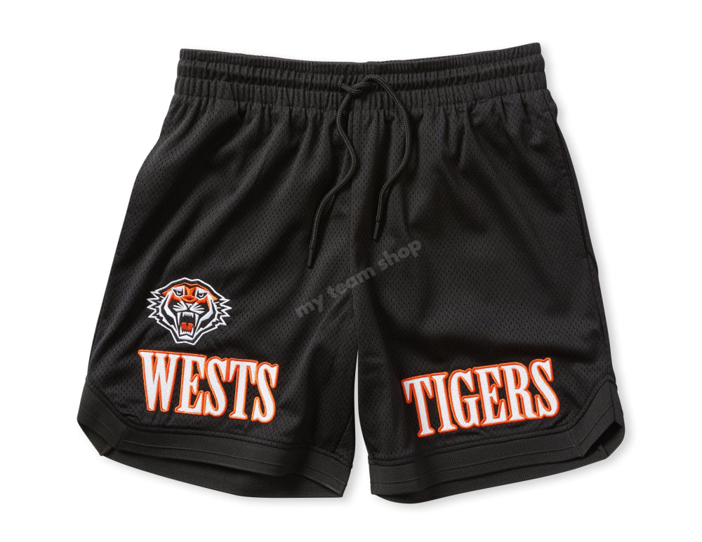 Wests Tigers Nrl Basketball Shorts Basketball Shorts