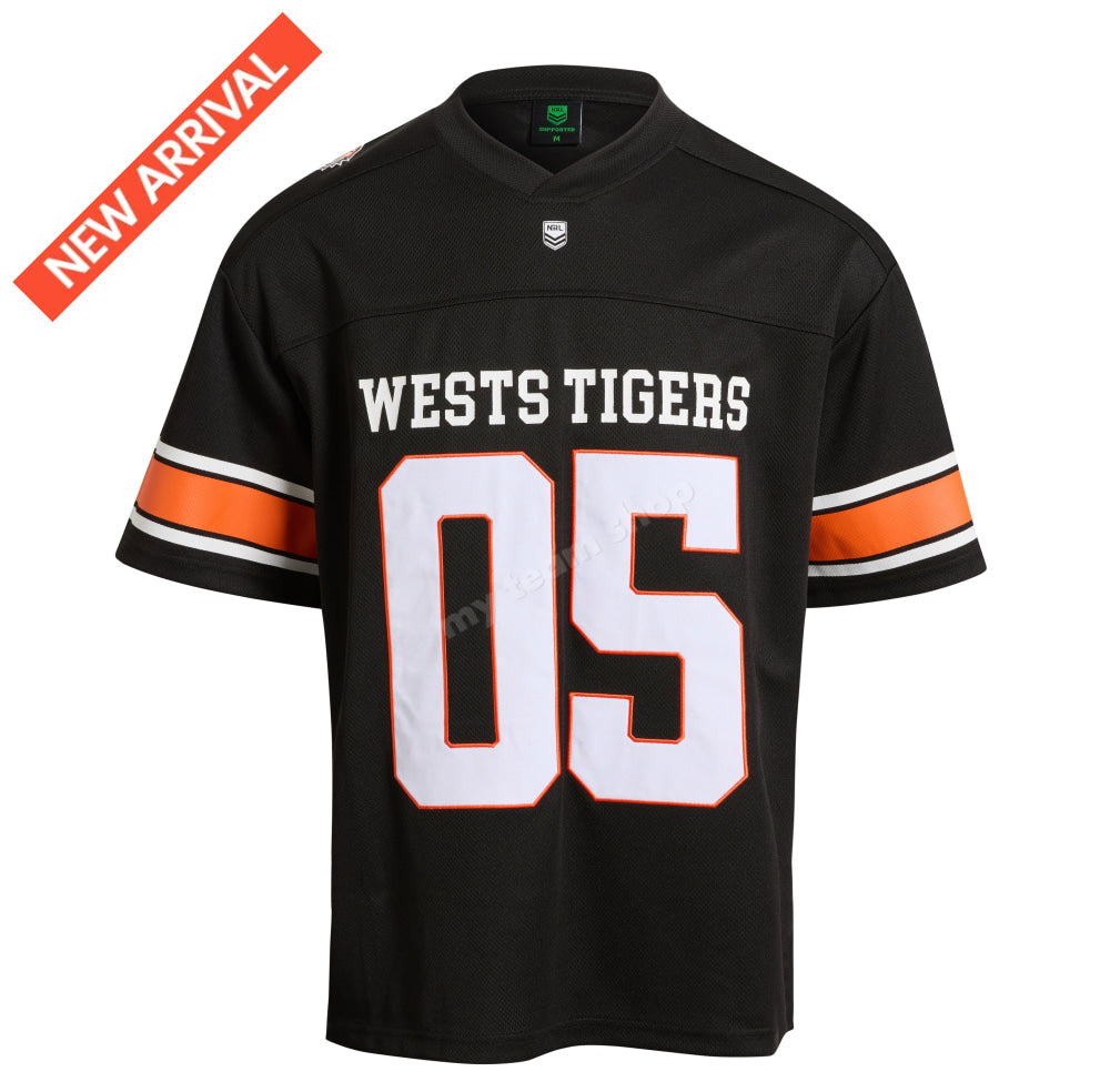 WESTS TIGERS NRL GRIDIRON MESH JERSEY NRL Gridiron Jersey
