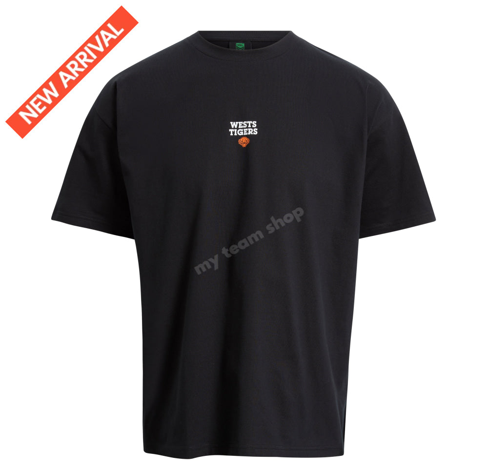 WESTS TIGERS NRL HEAVY WEIGHT CLIP T-SHIRT NRL Heavy Weight T-Shirt