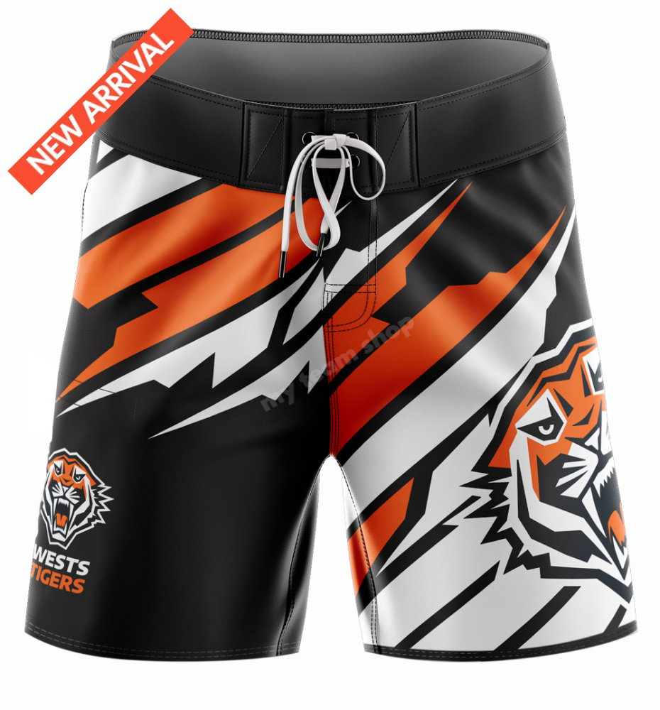 WESTS TIGERS NRL ’IGNITION’ BOARD SHORTS NRL Board Shorts