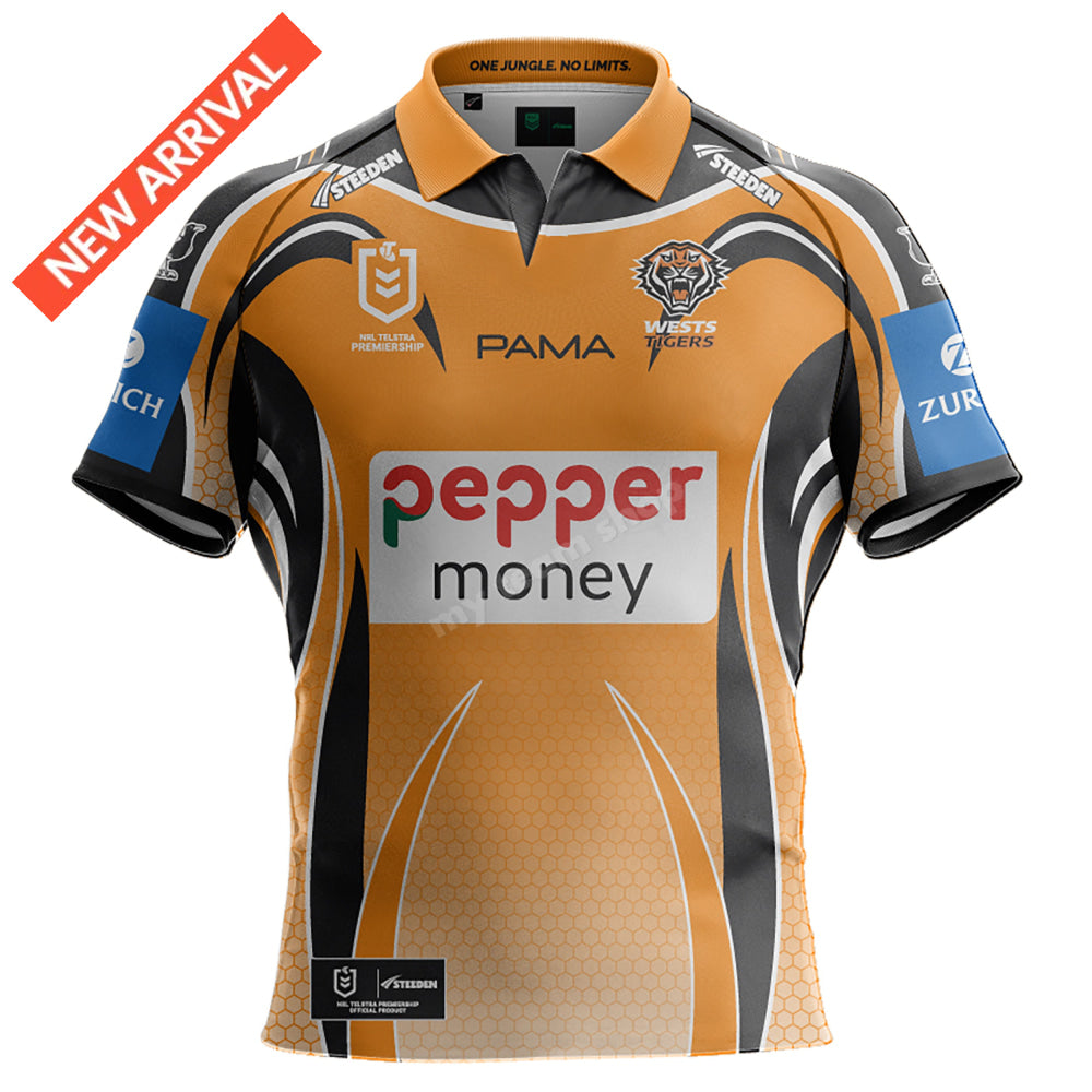 WESTS TIGERS NRL MENS HERITAGE JERSEY NRL Replica Jersey