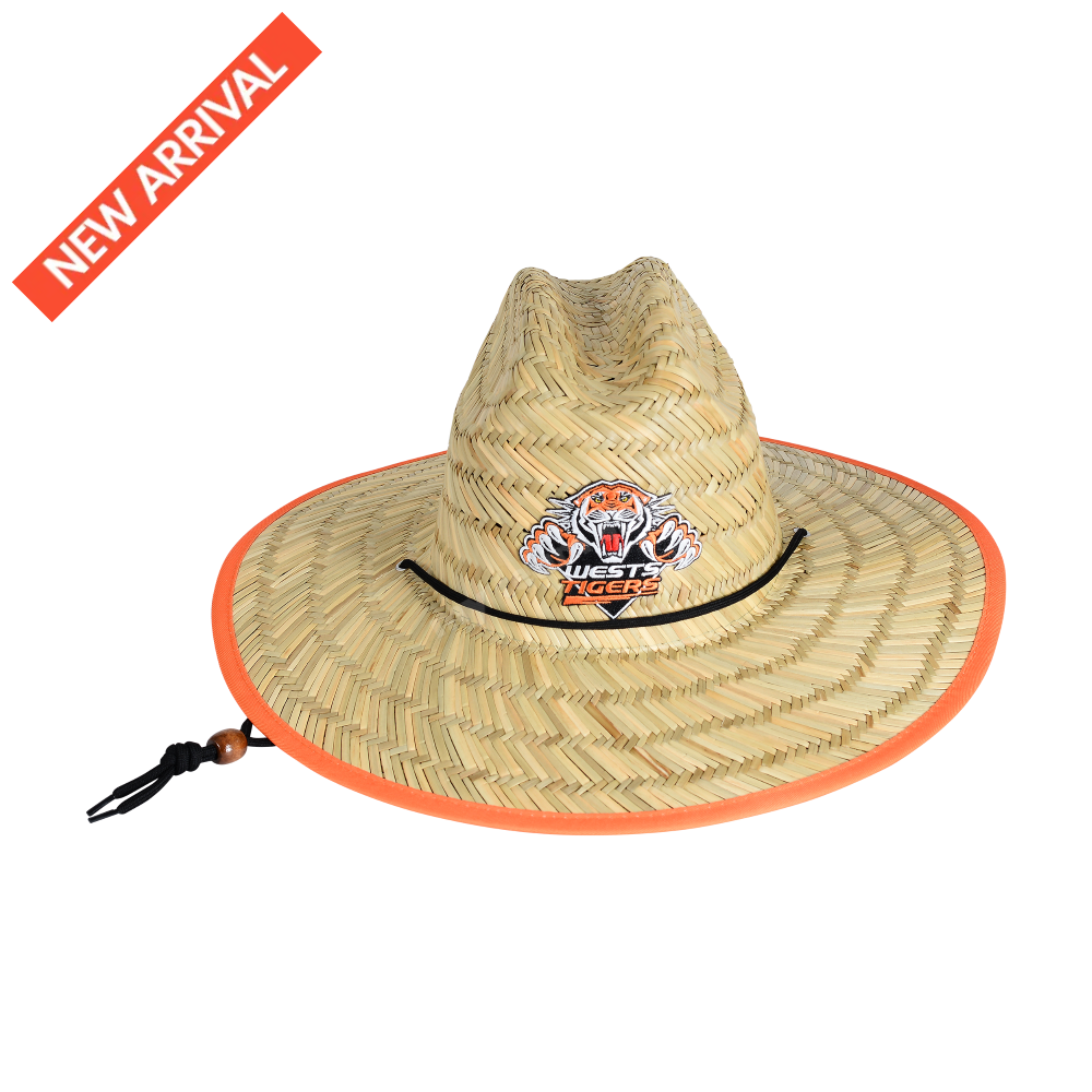 WESTS TIGERS NRL RETRO STRAW HAT NRL headwear