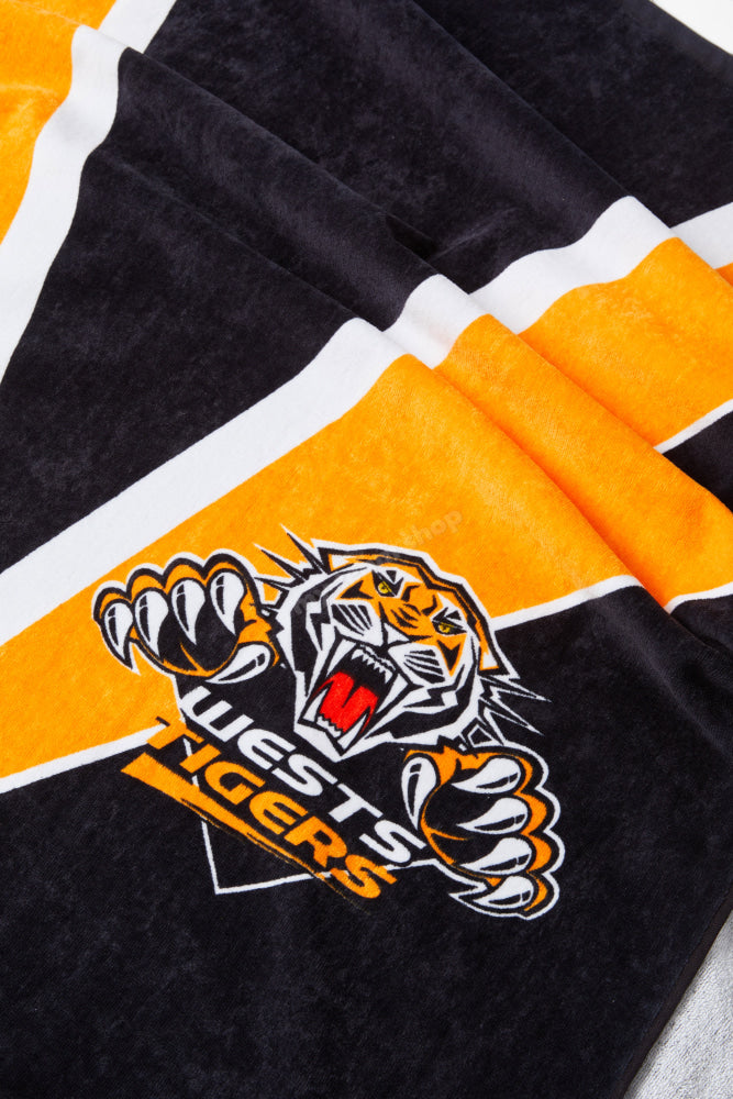 Wests Tigers Nrl Retro Towel Beach Towel