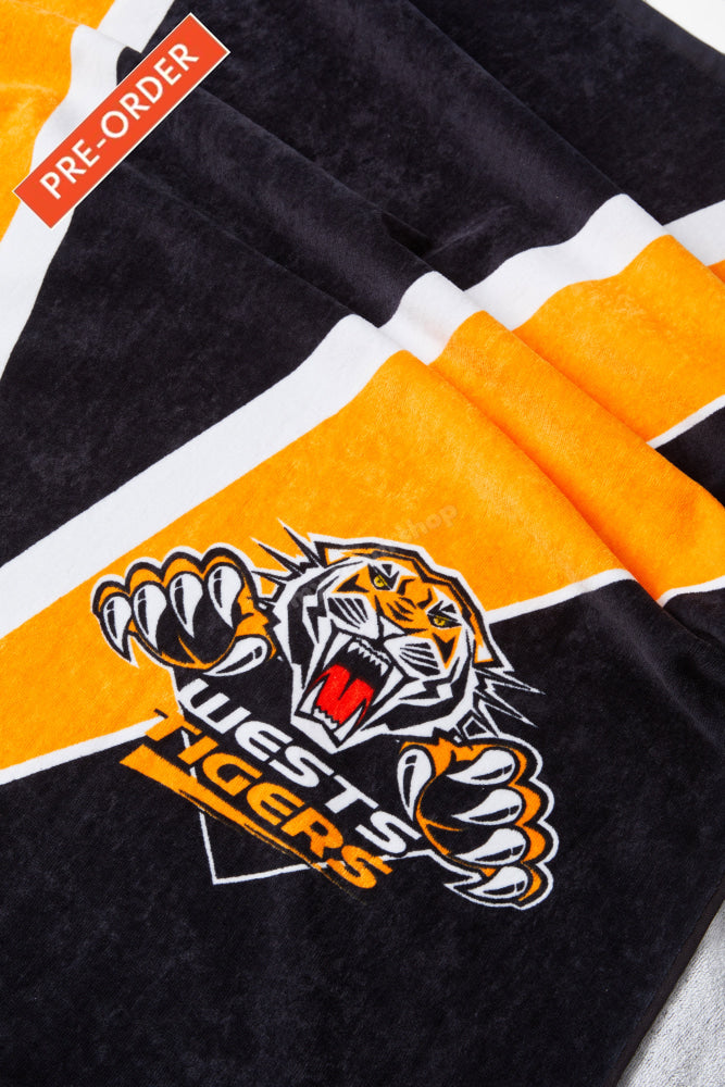 Wests Tigers Nrl Retro Towel Beach Towel