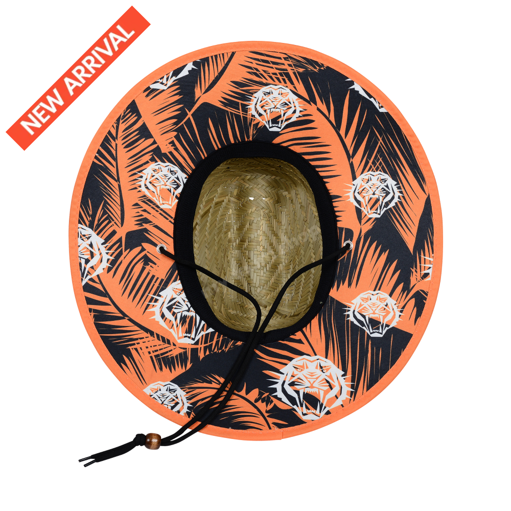 Wests Tigers Nrl Straw Hat Headwear