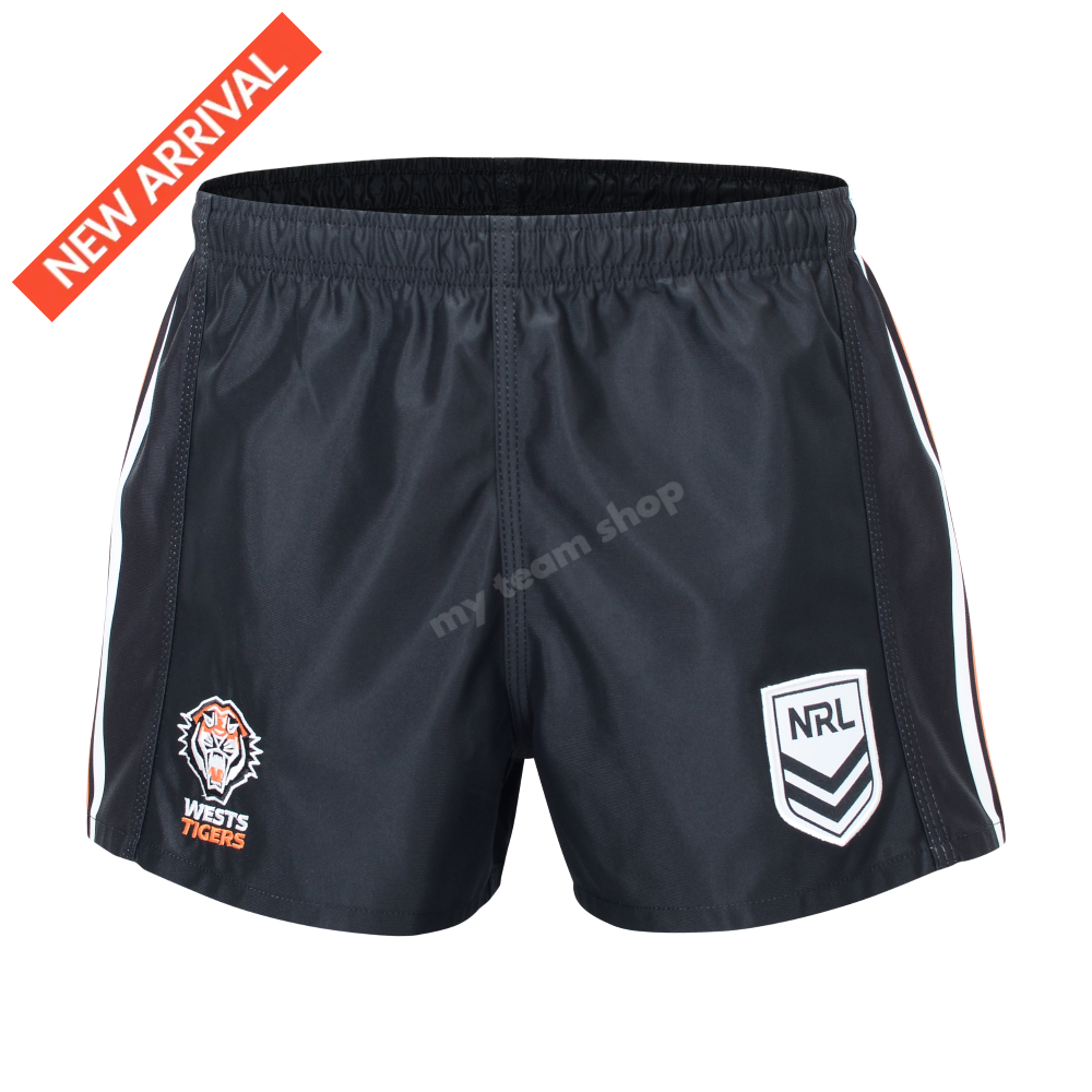 WESTS TIGERS NRL YOUTH SUPPORTER SHORTS NRL Shorts