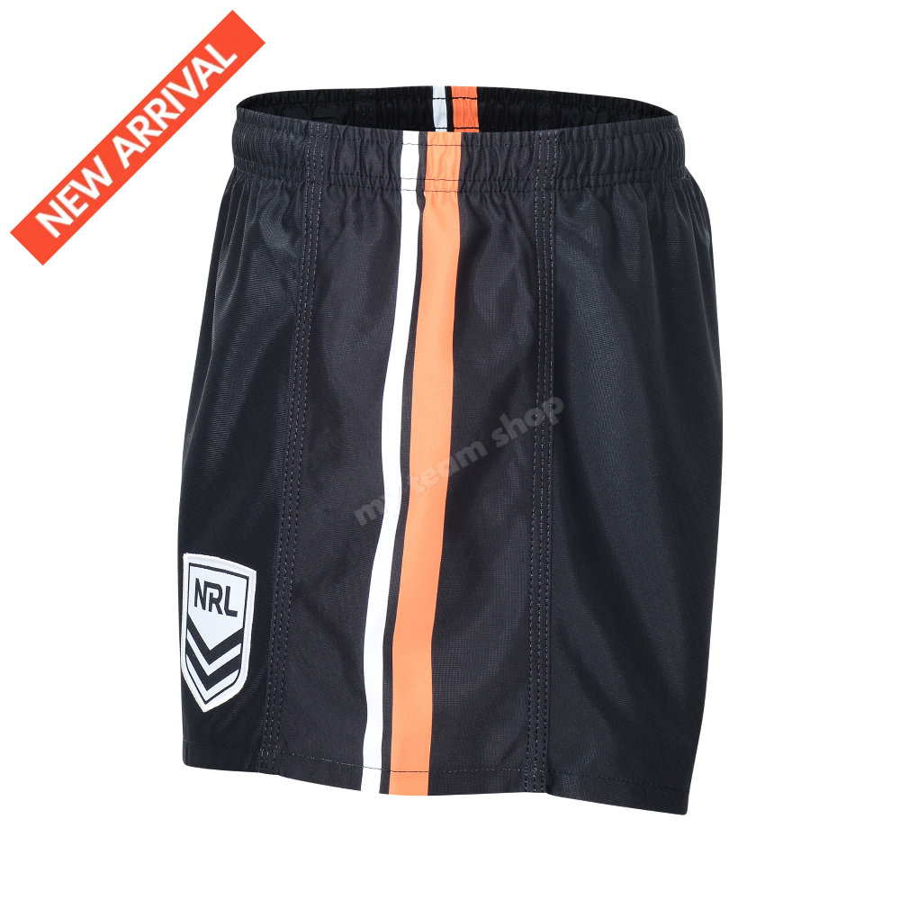 WESTS TIGERS NRL YOUTH SUPPORTER SHORTS NRL Shorts