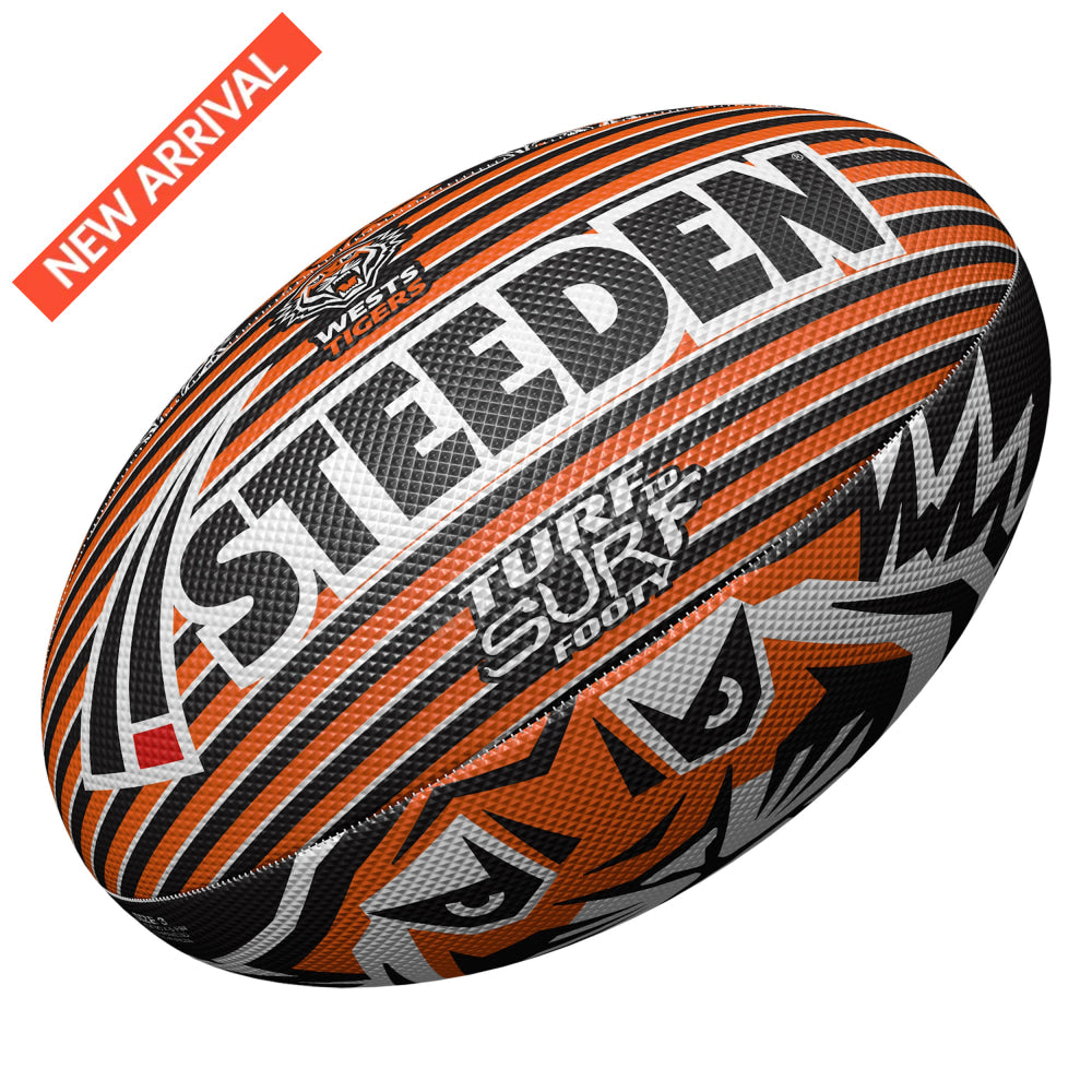 WESTS TIGERS ’TURF TO SURF’ NRL BEACH FOOTY NRL Football