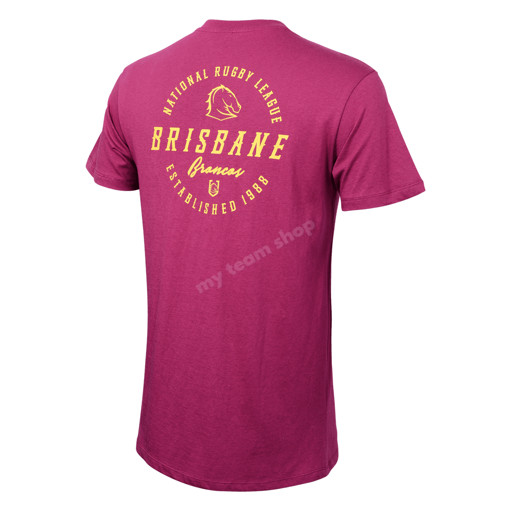Brisbane Broncos Back Print T-Shirt Shirts & Tops