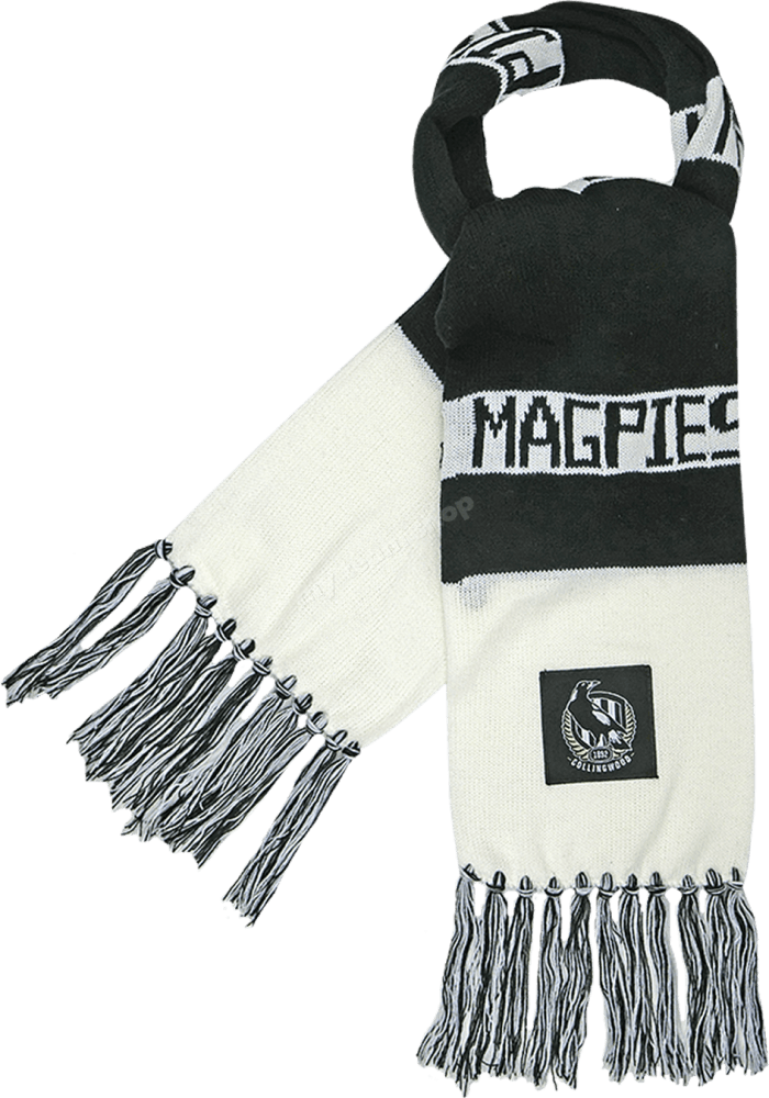 Collingwood Magpies AFL Bar Scarf Scarf