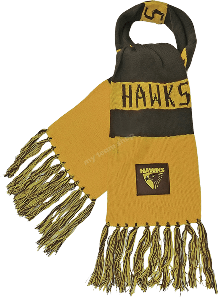 Hawthorn Hawks AFL Bar Scarf Scarf