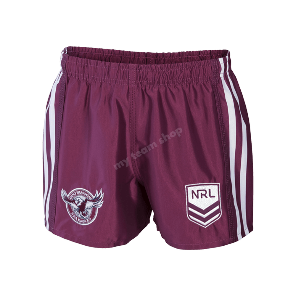 Manly Sea Eagles NRL Supporter Shorts Apparel