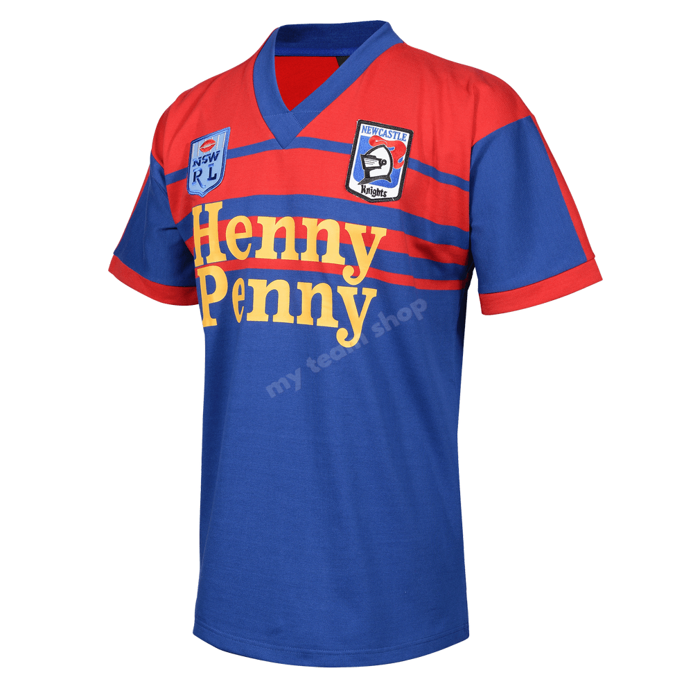 Newcastle Knights 1988 "Henny Penny" NRL Retro Jersey 