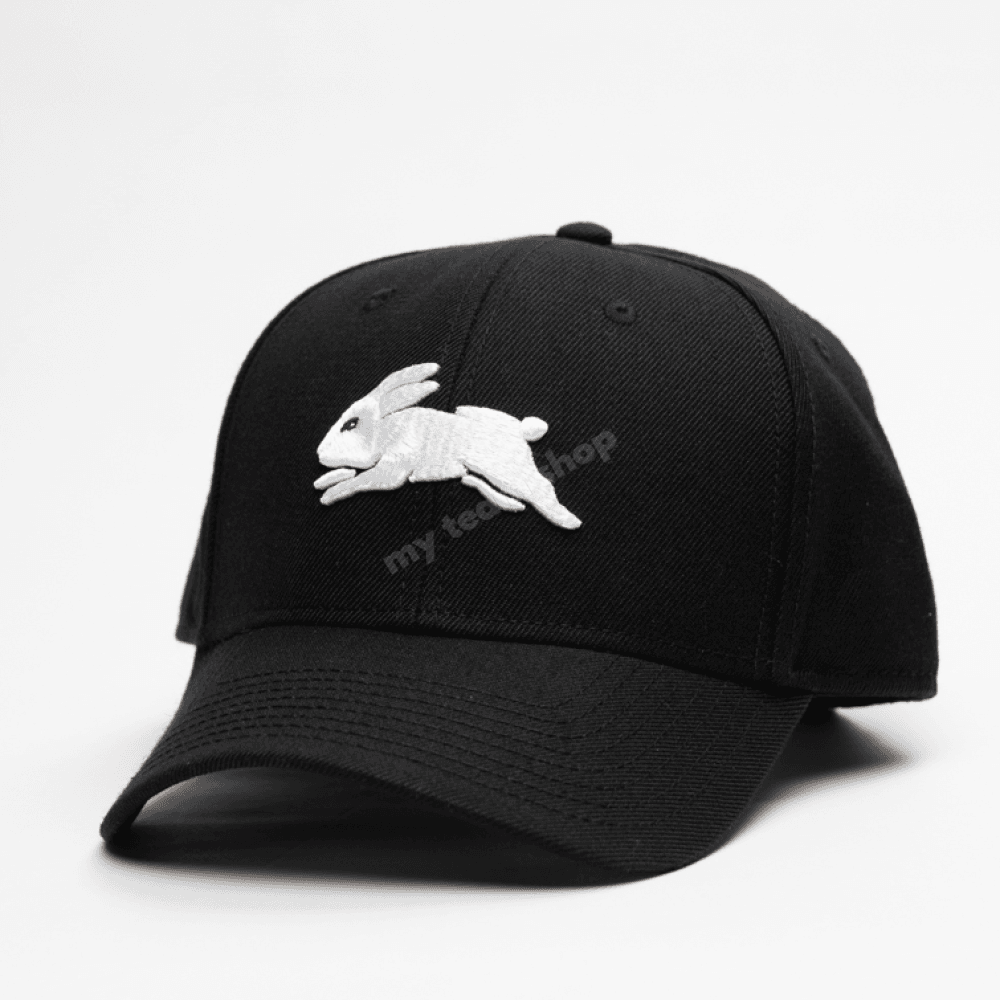Rabbitohs Black Stadium Cap Hats