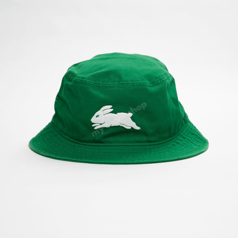 South Sydney Rabbitohs 21 Green Twill Bucket Hat Headwear
