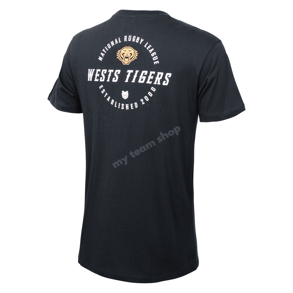 Wests Tigers NRL Back Print T-Shirt Shirts & Tops